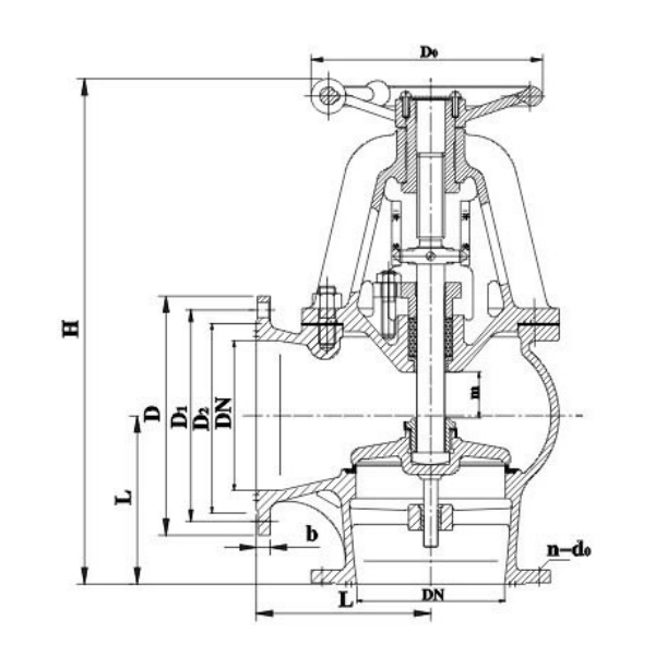 CBT11691 DN350 Cast Steel Suction Sea Valve1.jpg